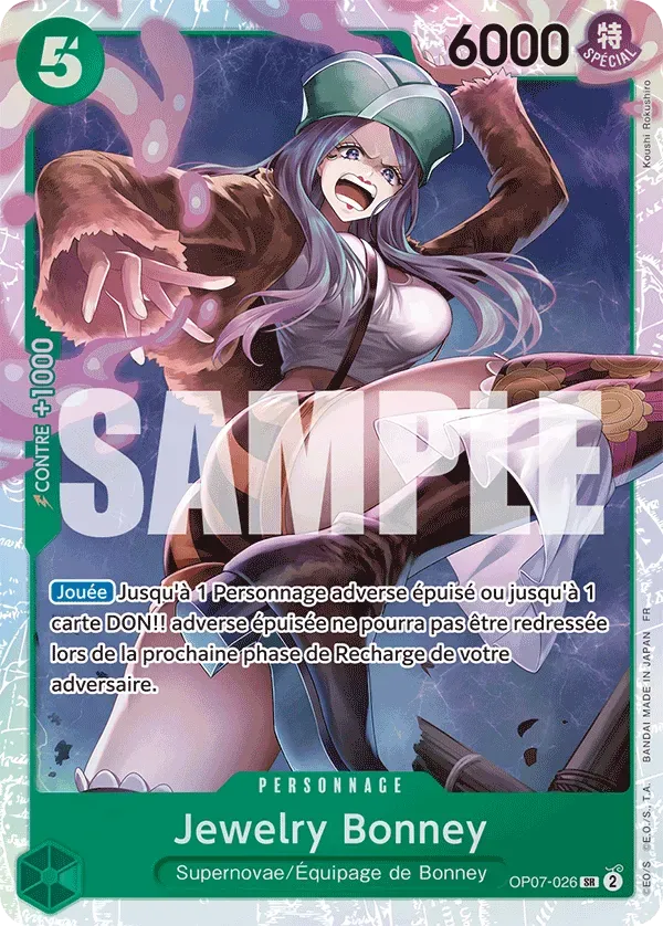 Carte One Piece OP07-026 Jewelry Bonney | LorenZone