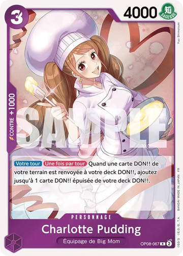 Carte One Piece Charlotte Pudding OP08-067 - The Best Vol.2