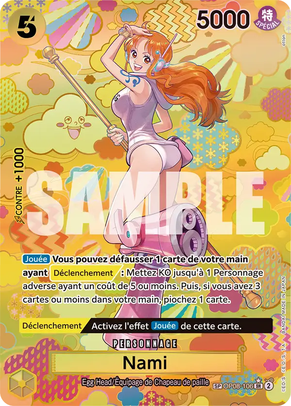 Carte One Piece OP08-106 Nami | LorenZone