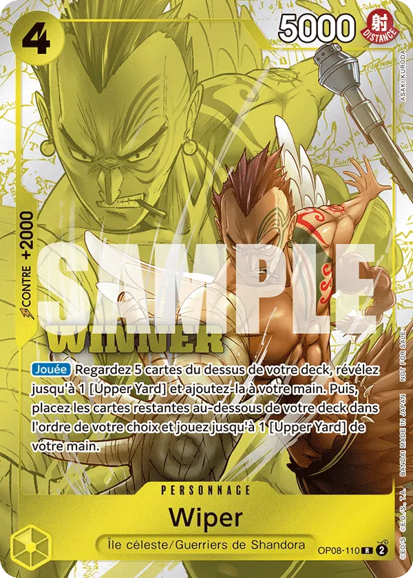 Carte One Piece OP08-110 Wiper V3 | LorenZone