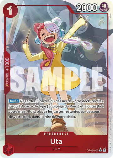 Carte One Piece Uta OP09-002 V2 - Les Nouveaux Empereurs