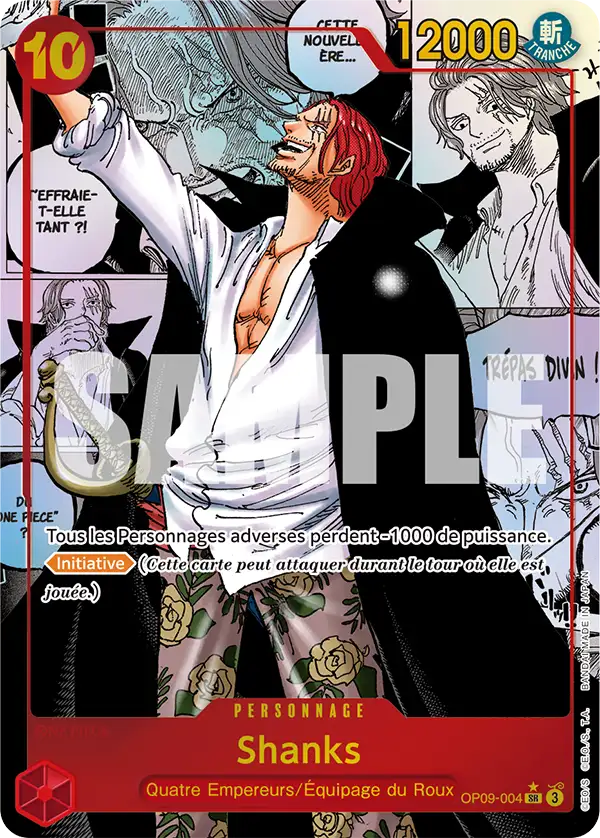 Carte One Piece OP09-004 Shanks V3 | LorenZone