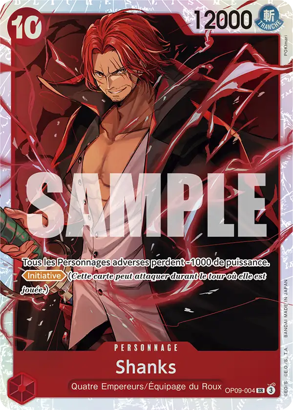 Carte One Piece OP09-004 Shanks V1 | LorenZone