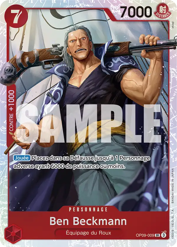 Carte One Piece OP09-009 Ben Beckmann V1 | LorenZone