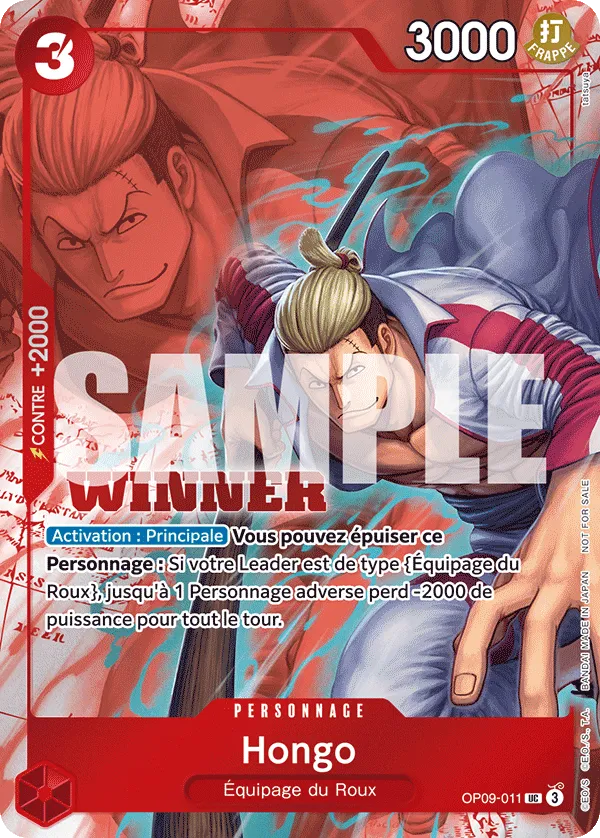 Carte One Piece OP09-011 Hongo V3 | LorenZone