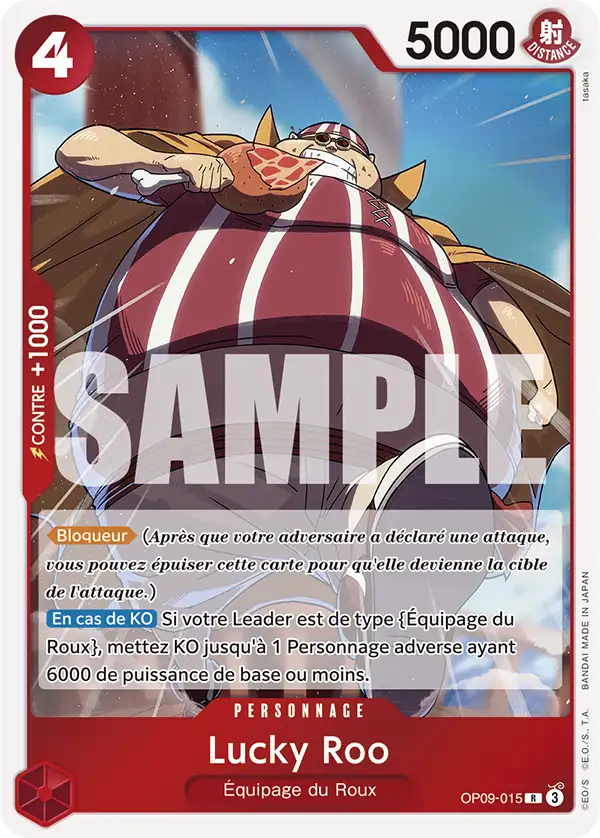 Carte One Piece OP09-015 Lucky Roo | LorenZone