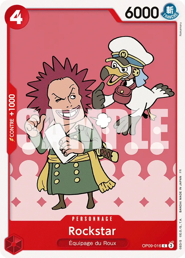 Carte One Piece OP09-016 Rockstar | LorenZone