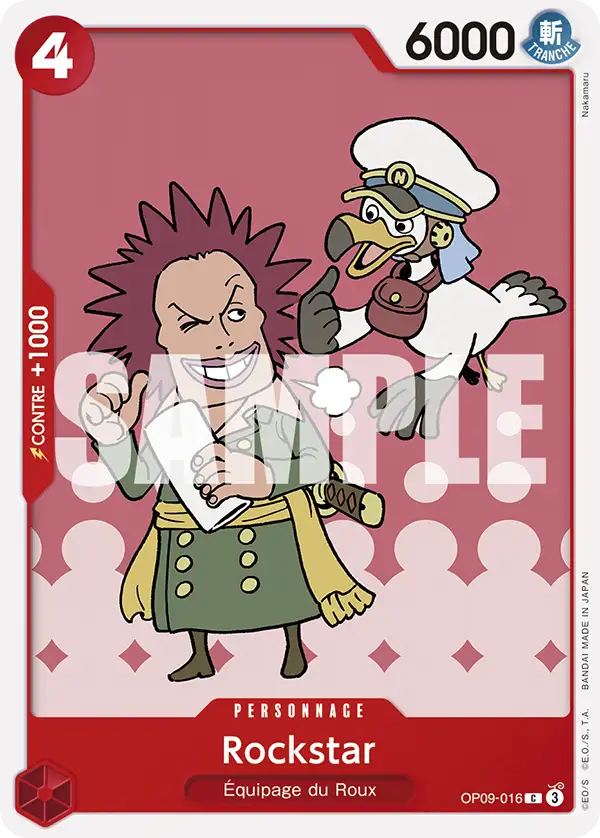 Carte One Piece OP09-016 Rockstar | LorenZone