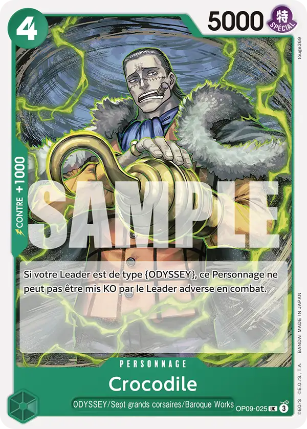 Carte One Piece OP09-025 Crocodile | LorenZone