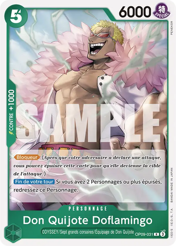 Carte One Piece Don Quijote Doflamingo OP09-031 - Les Nouveaux Empereurs