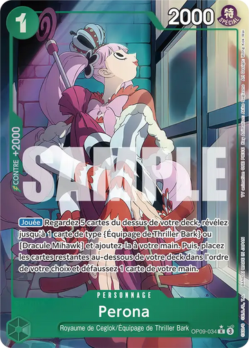 Carte One Piece Perona OP09-034 V2 - Les Nouveaux Empereurs