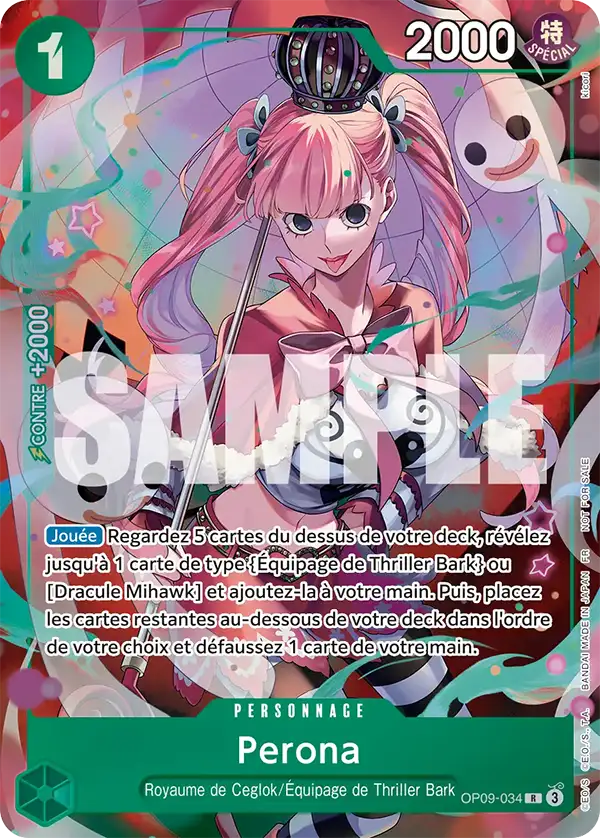 Carte One Piece OP09-034 Perona | LorenZone