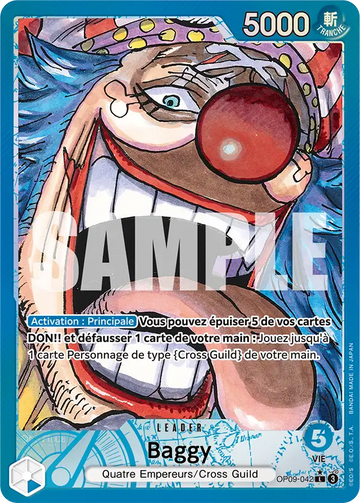 Carte One Piece Baggy OP09-042 V2 - Les Nouveaux Empereurs