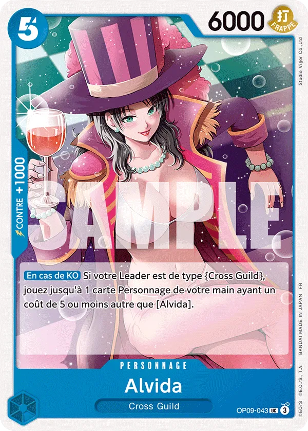 Carte One Piece OP09-043 Alvida | LorenZone