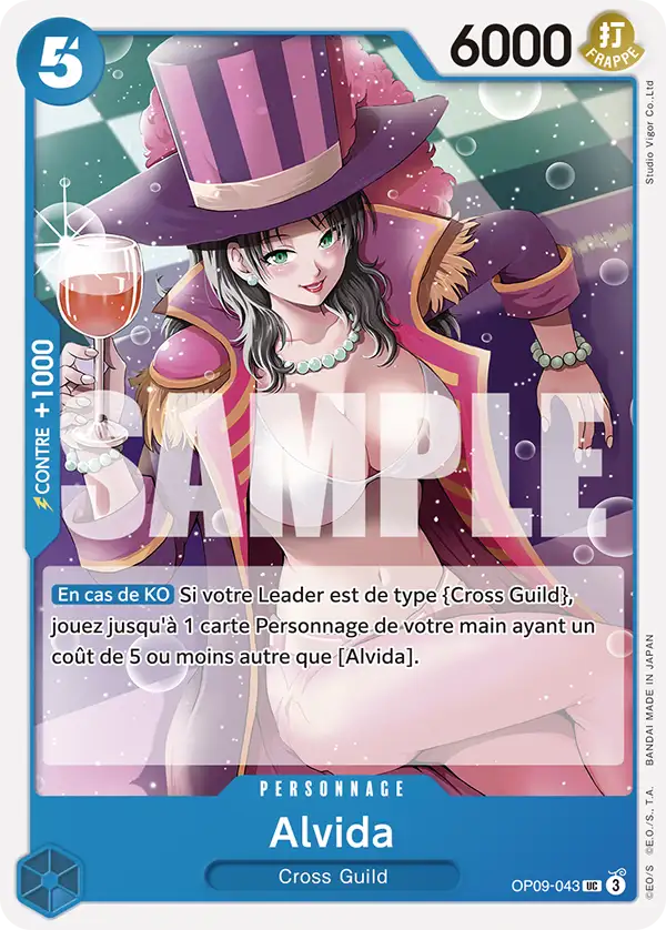 Carte One Piece OP09-043 Alvida | LorenZone
