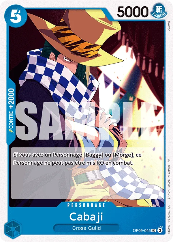 Carte One Piece OP09-045 Cabaji | LorenZone