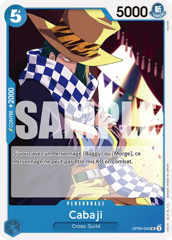 Carte One Piece OP09-045 Cabaji | LorenZone