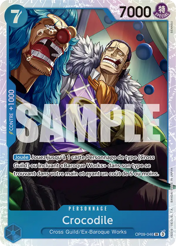 Carte One Piece Crocodile OP09-046 V1 - Les Nouveaux Empereurs