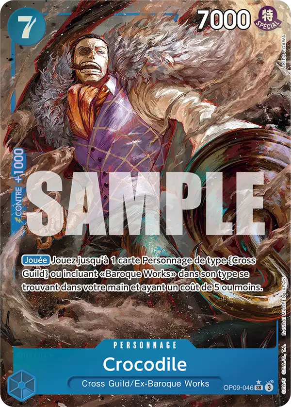 Carte One Piece OP09-046 Crocodile V2 | LorenZone