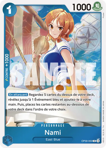 Carte One Piece Nami OP09-050 V1 - Les Nouveaux Empereurs