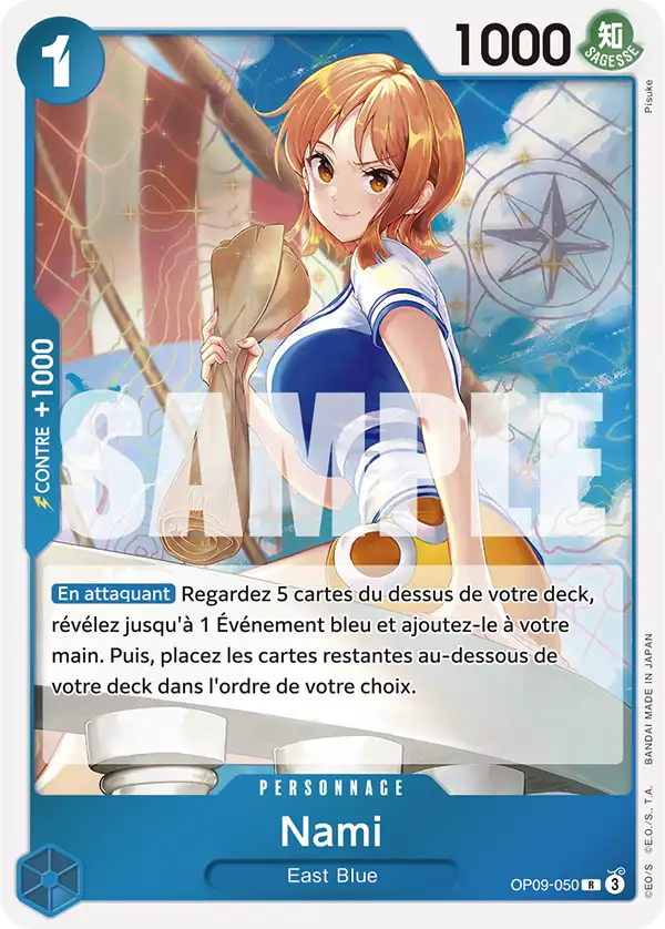 Carte One Piece OP09-050 Nami V1 | LorenZone