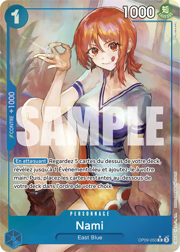 Carte One Piece OP09-050 Nami V2 | LorenZone