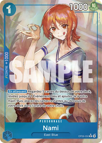 Carte One Piece Nami OP09-050 V2 - Les Nouveaux Empereurs