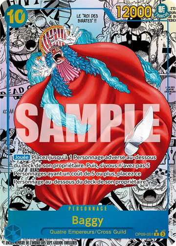 Carte One Piece Baggy OP09-051 V3 - Les Nouveaux Empereurs