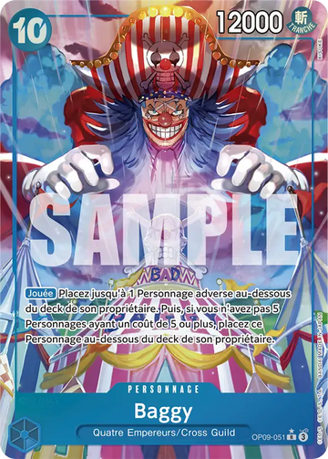 Carte One Piece Baggy OP09-051 V2 - Les Nouveaux Empereurs