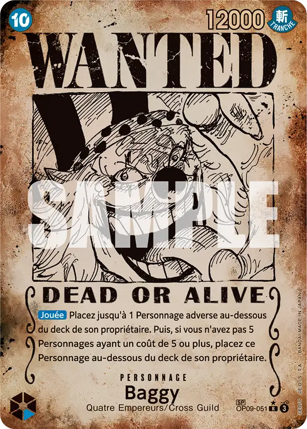 Carte One Piece OP09-051 Baggy V4 | LorenZone