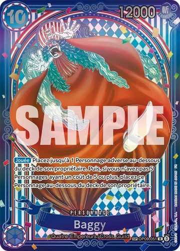 Carte One Piece Baggy OP09-051 V6 - Les Sept de la Mer d'Azur