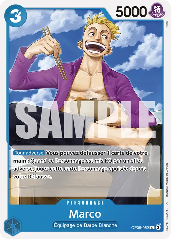 Carte One Piece OP09-052 Marco | LorenZone