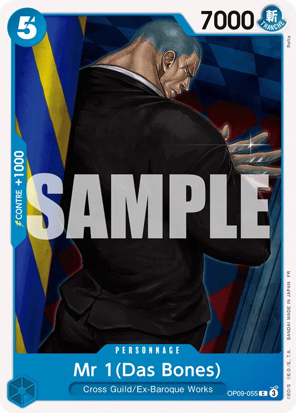 Carte One Piece OP09-055 Mr 1(Das Bones) | LorenZone