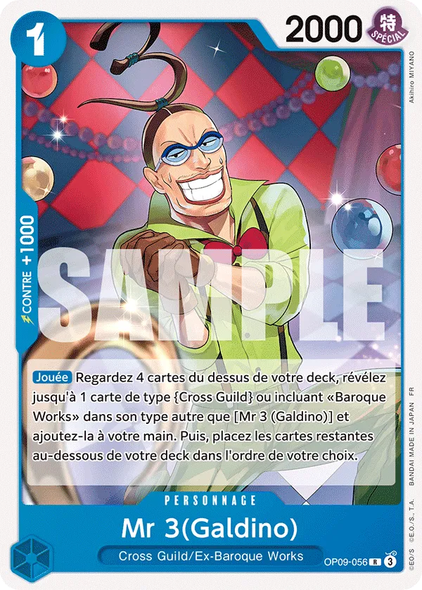 Carte One Piece OP09-056 Mr 3(Galdino) | LorenZone