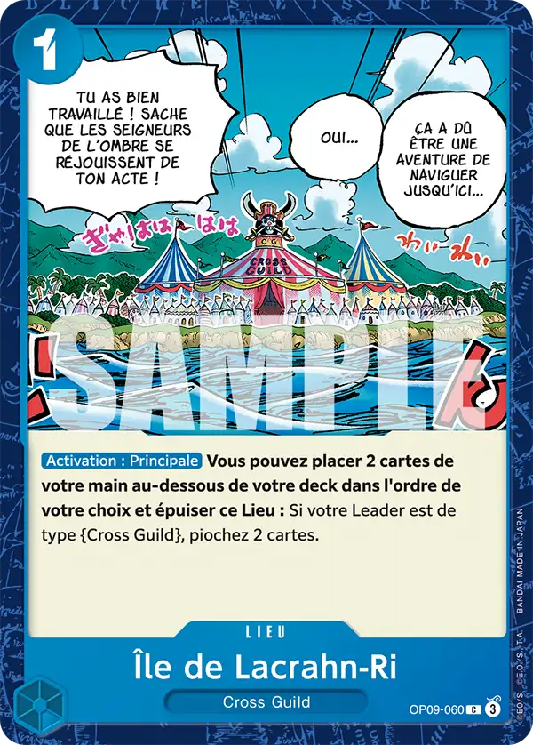 Carte One Piece OP09-060 Île de Lacrahn-Ri | LorenZone