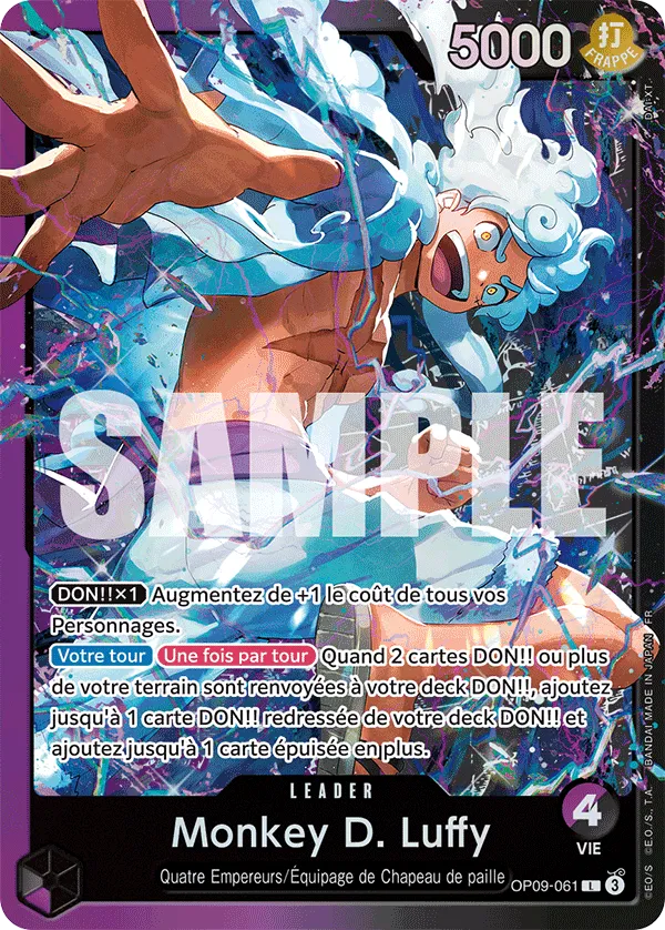 Carte One Piece OP09-061 Monkey D. Luffy | LorenZone