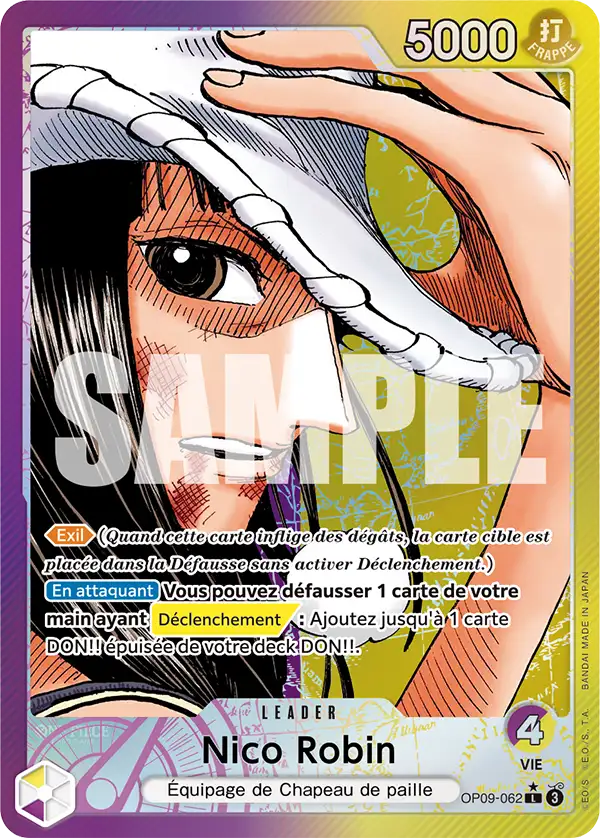Carte One Piece OP09-062 Nico Robin V2 | LorenZone