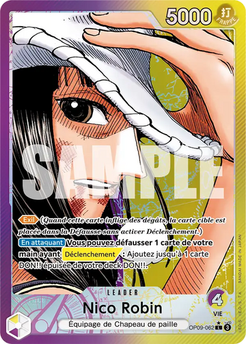 Carte One Piece Nico Robin OP09-062 V2 - Les Nouveaux Empereurs