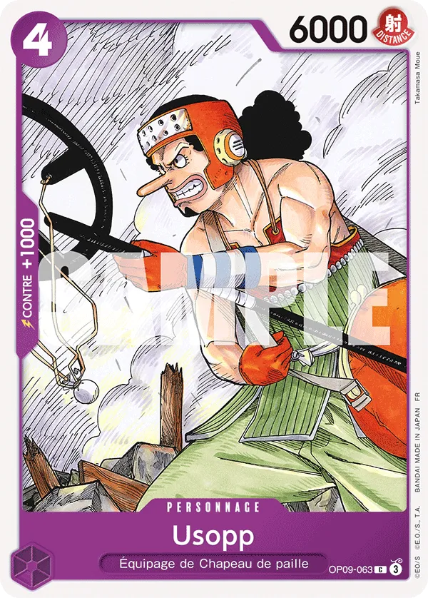 Carte One Piece OP09-063 Usopp | LorenZone