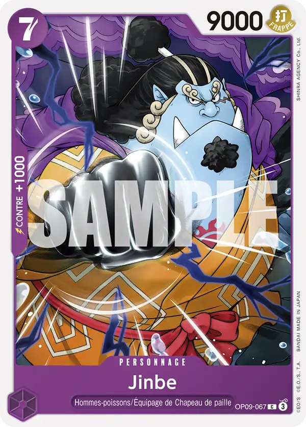 Carte One Piece OP09-067 Jinbe | LorenZone