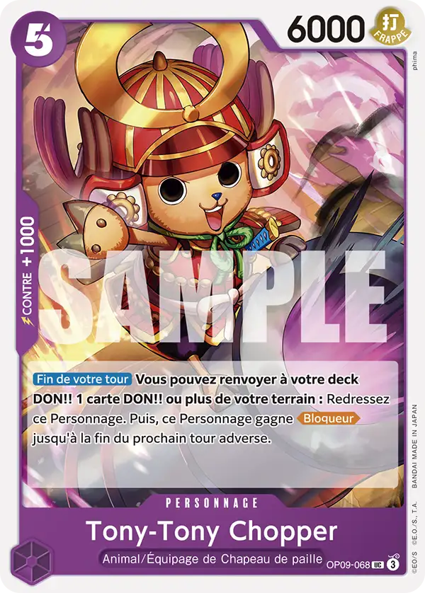 Carte One Piece OP09-068 Tony-Tony Chopper | LorenZone