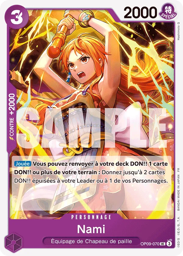 Carte One Piece OP09-070 Nami | LorenZone