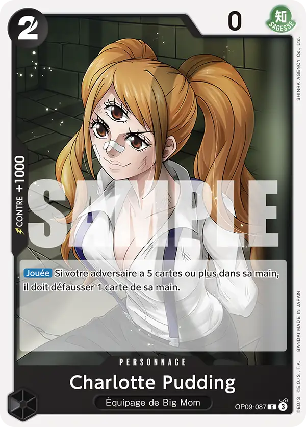 Carte One Piece OP09-087 Charlotte Pudding | LorenZone