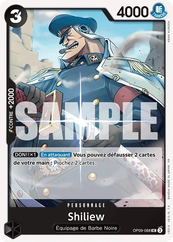 Carte One Piece OP09-088 Shiliew | LorenZone