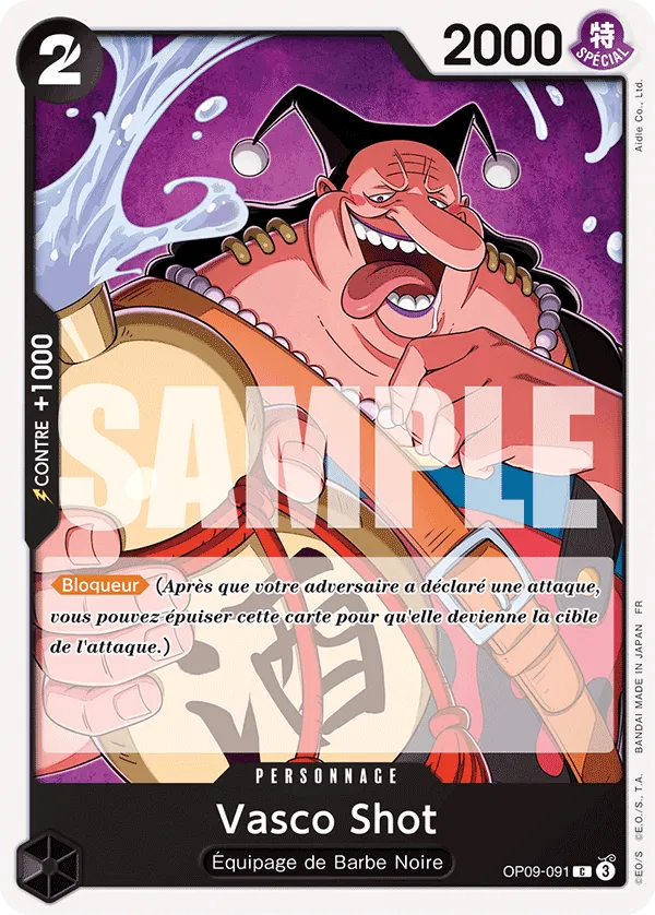 Carte One Piece OP09-091 Vasco Shot | LorenZone