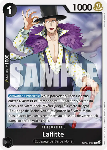 Carte One Piece Laffitte OP09-095 - Les Nouveaux Empereurs