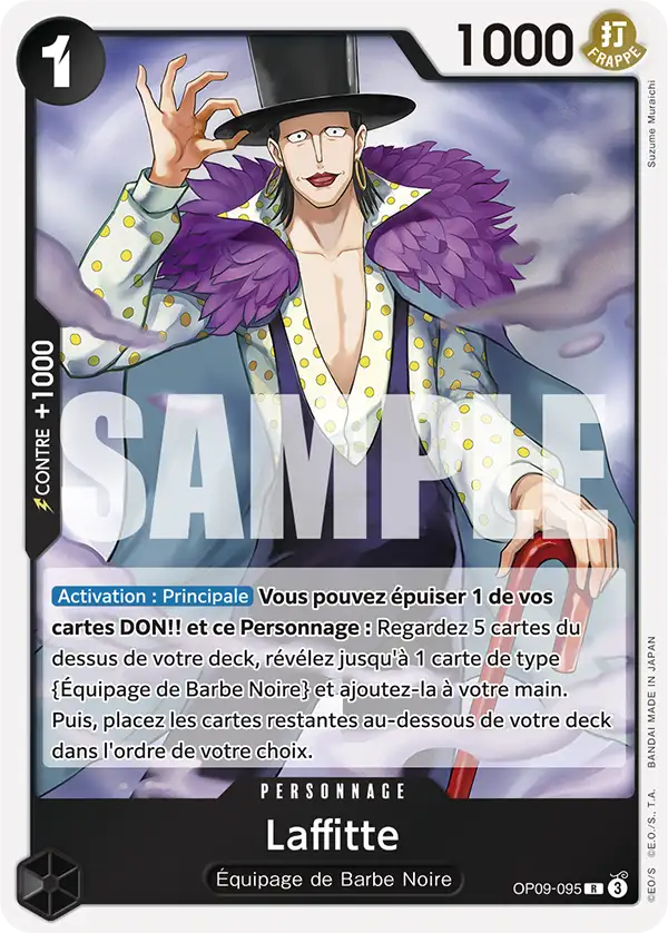 Carte One Piece OP09-095 Laffitte | LorenZone