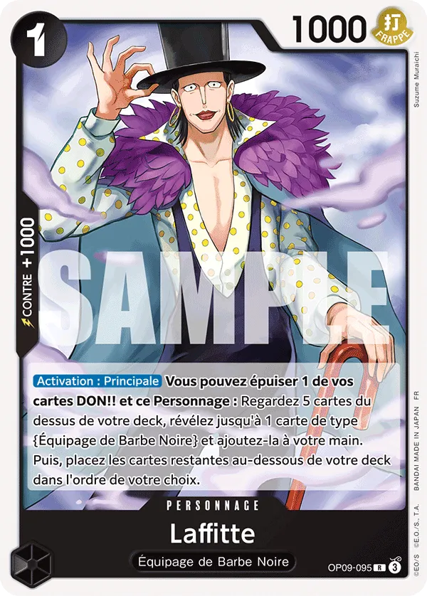 Carte One Piece OP09-095 Laffitte | LorenZone