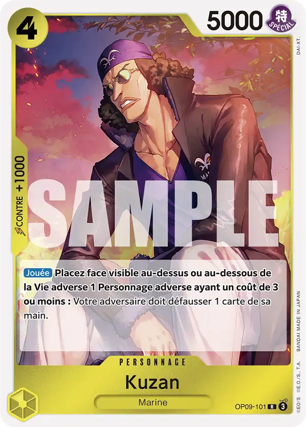 Carte One Piece OP09-101 Kuzan | LorenZone
