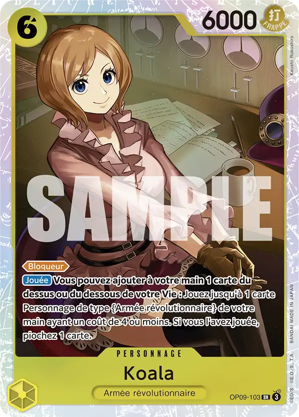 Carte One Piece OP09-103 Koala V1 | LorenZone